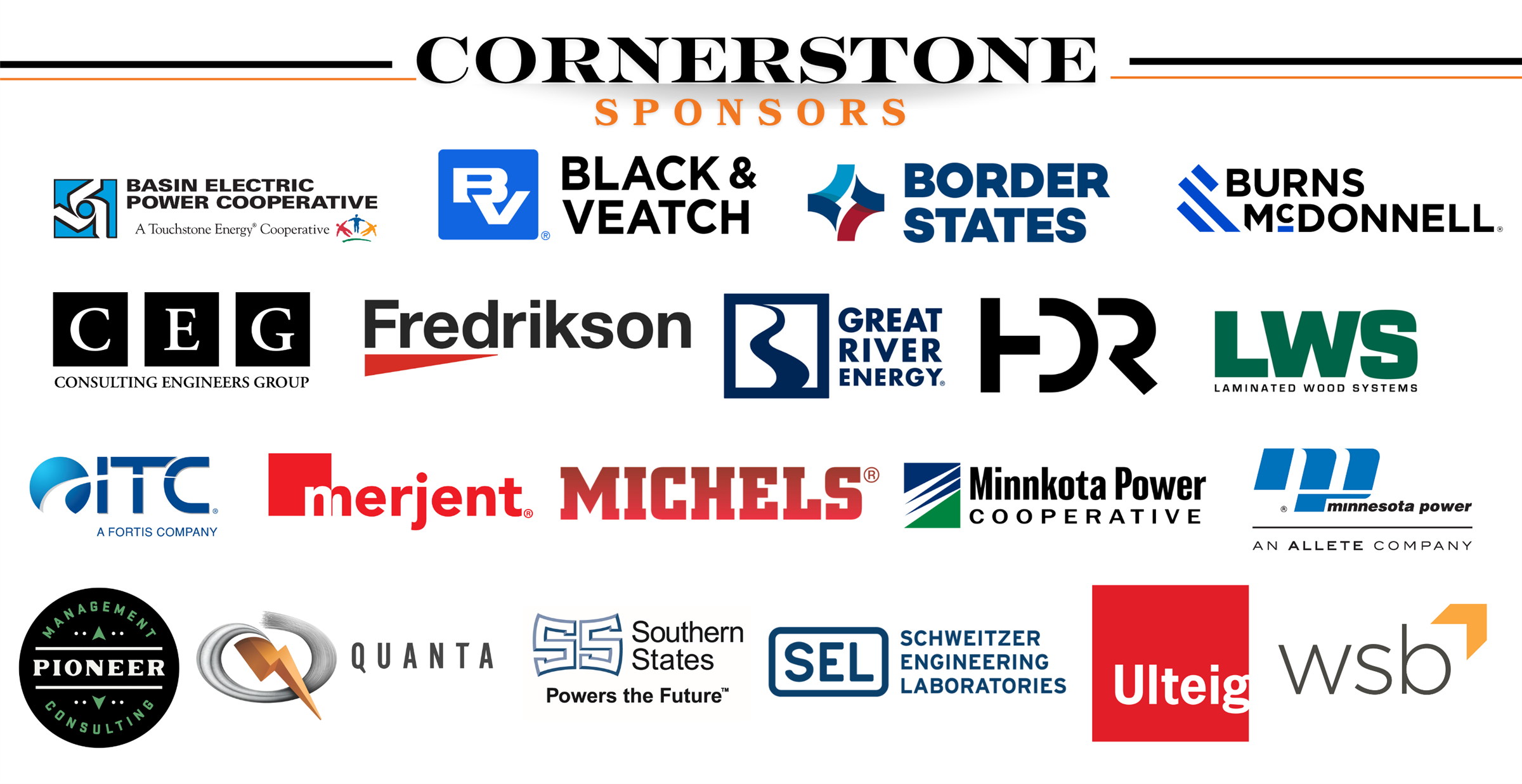 Cornerstone Sponsors